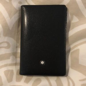 Men’s Montblanc Small Wallet/Card case in Black.